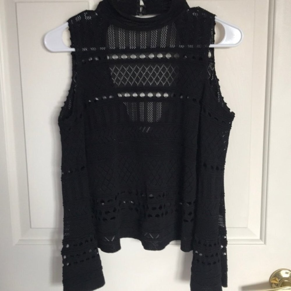 NWOT Topshop Black Top